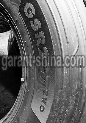 Giti GSR237 Evo (рулевая) 385/65 R22.5 164K(160L) 20PR - Фото Модели шины на боковине